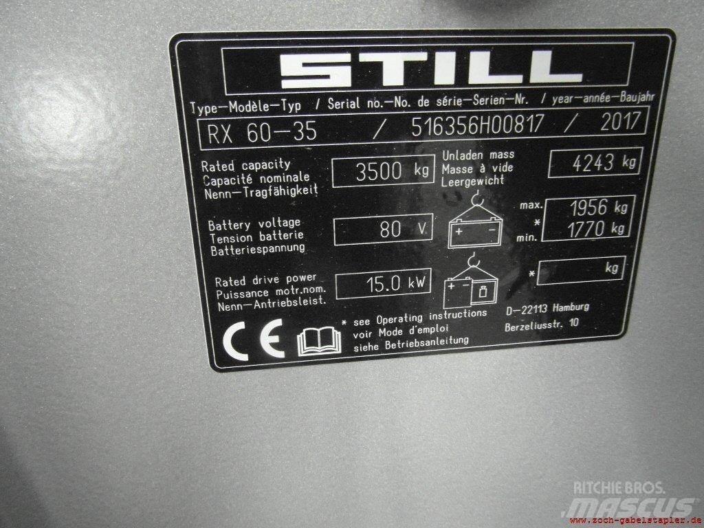 Still RX60-35 電動堆高機