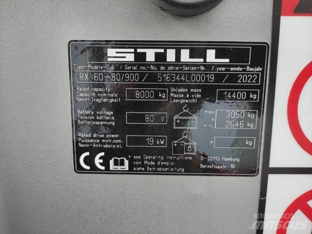Still RX60-80/900 電動堆高機
