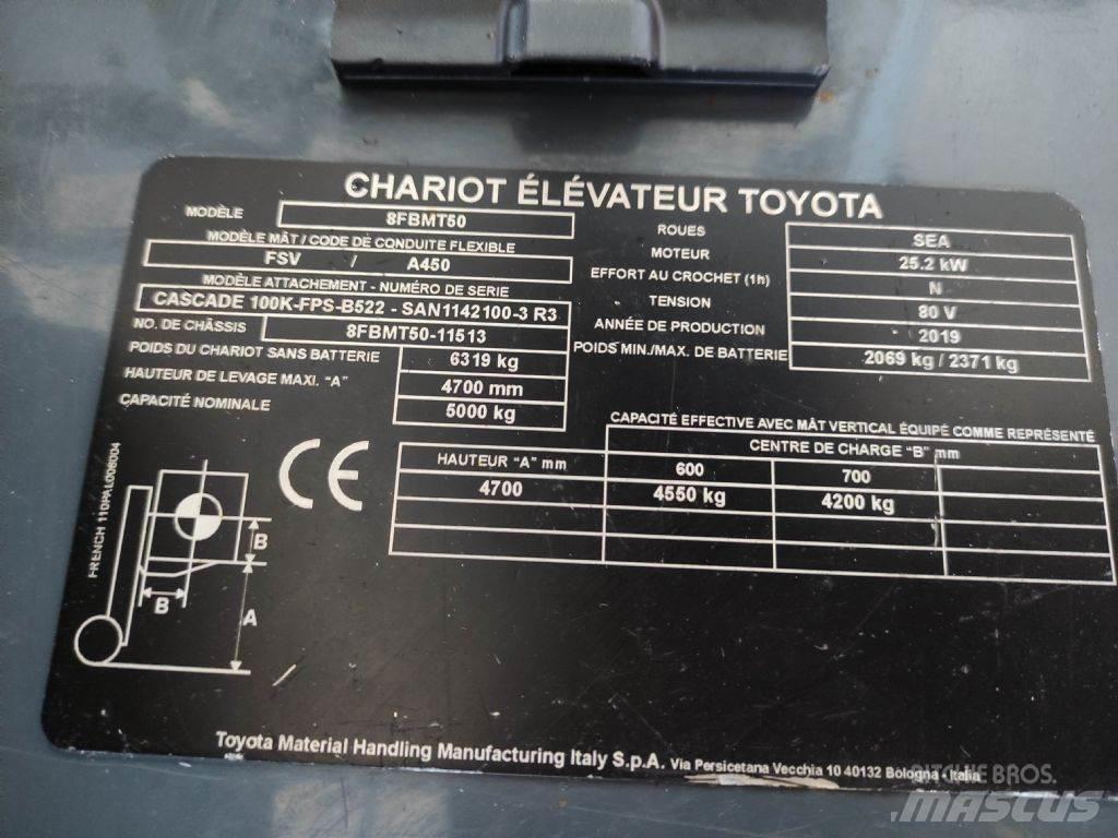 Toyota 8FBMT50 電動堆高機