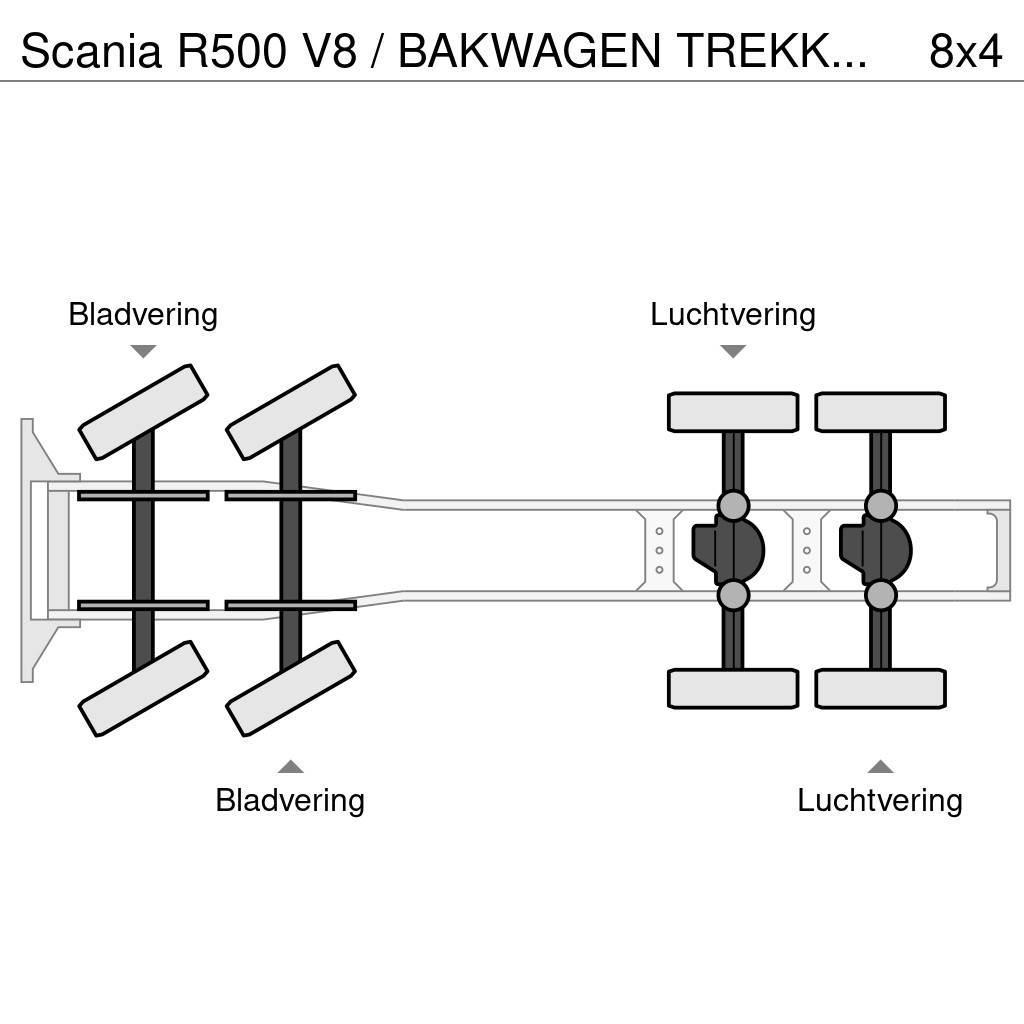 Scania R500 V8 / BAKWAGEN TREKKER COMBI / PALFINGER PK 53 曳引機組件