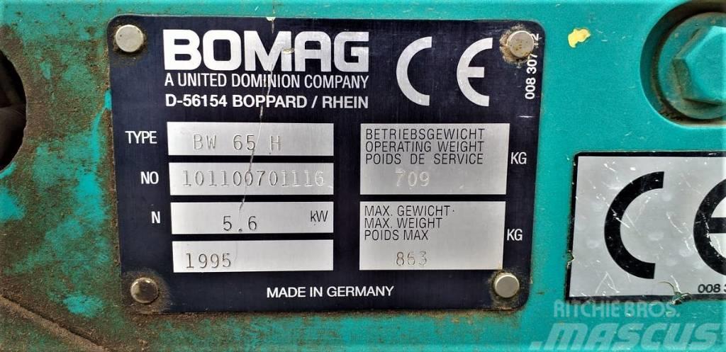  Walec wibracyjny prowadzony BOMAG BW 65 H 拖式振動滾壓機