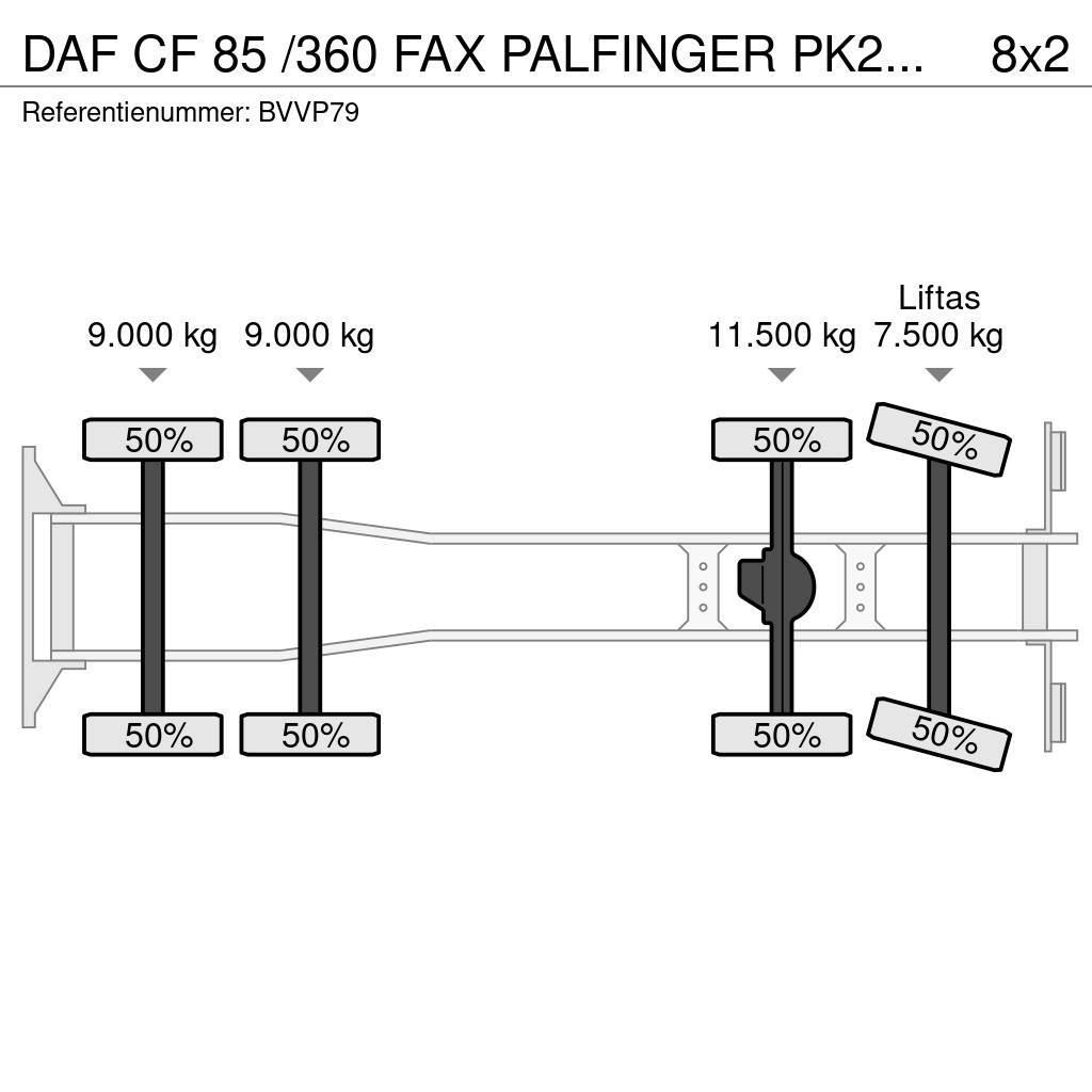 DAF CF 85 /360 FAX PALFINGER PK27002!!HOOGWERKER/SKYWO 全路面起重機/吊車