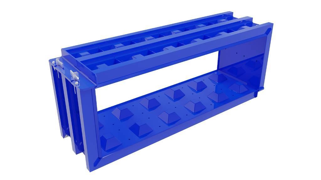 Blue Molds 1800-600-600 beton block mold 樣板