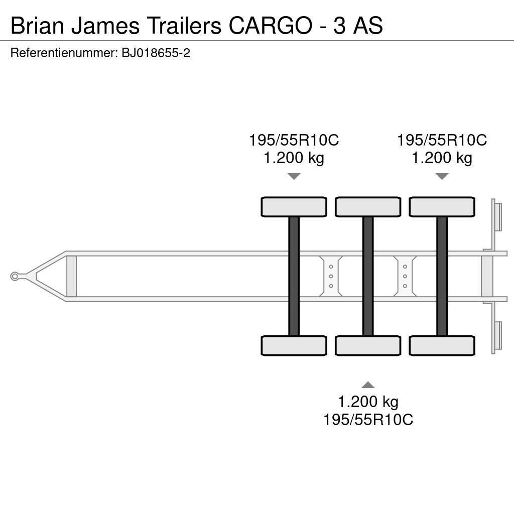 Brian James Trailers CARGO - 3 AS 車輛運輸拖車