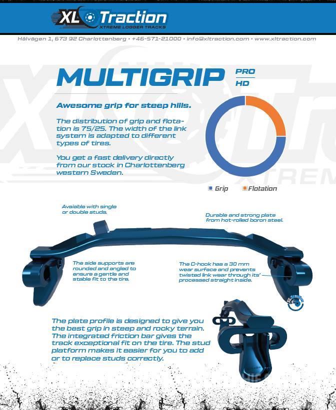 XL Tracks UNI + Multigrip 710-26.5" TRS2 /  FKF 履帶、鏈條和車盤