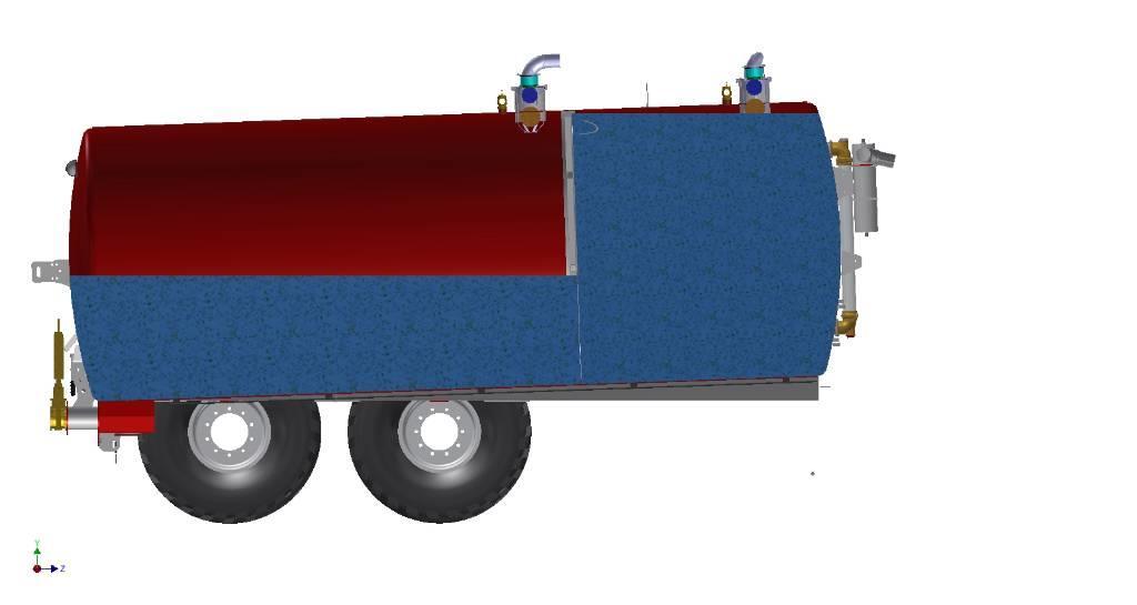 SlurryKat Vakuumvogn 11.000 ltr. 水肥車