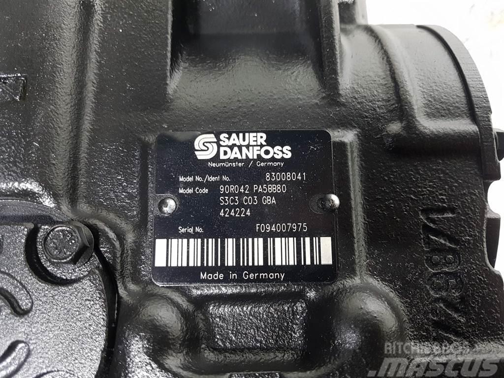 Sauer Danfoss 90R042PA5BB80-83008041-Drive pump/Fahrpumpe 油壓