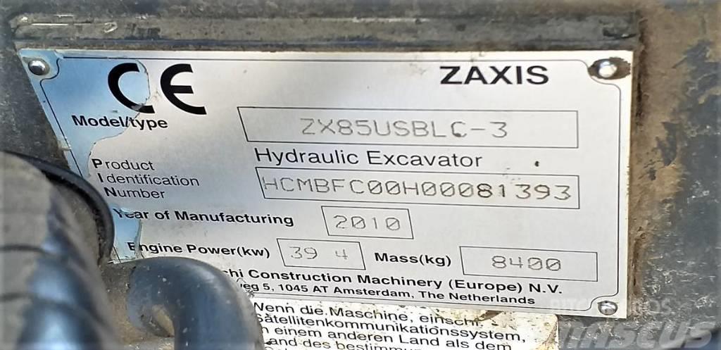  Midikoparka gąsienicowa HITACHI ZX 85 USBLC-3 中型挖土機/掘鑿機/挖掘機 7t-12t