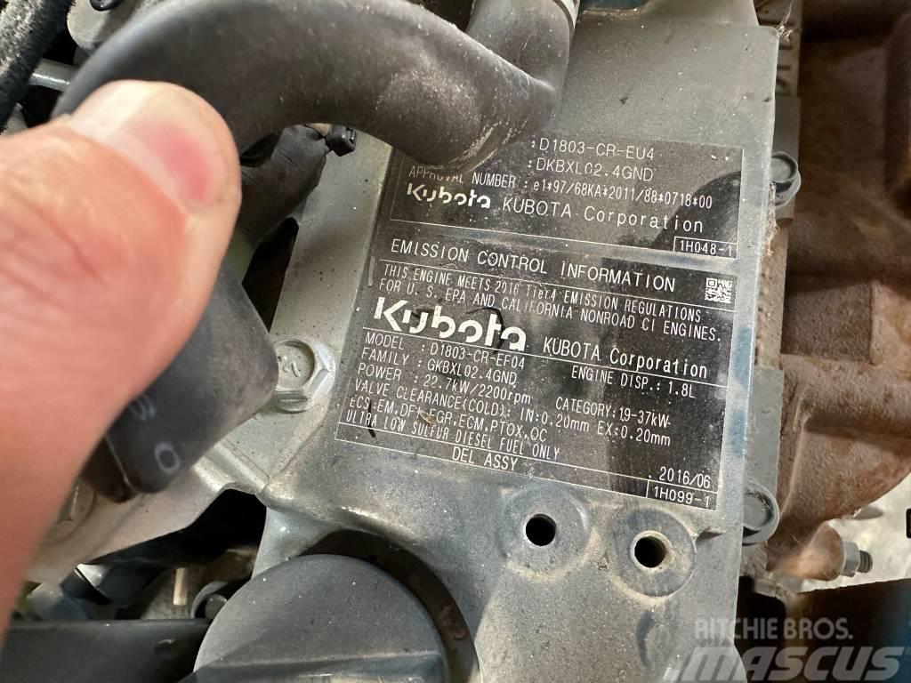 Kubota D1803-CR-EF04 ENGINE 引擎/發動機