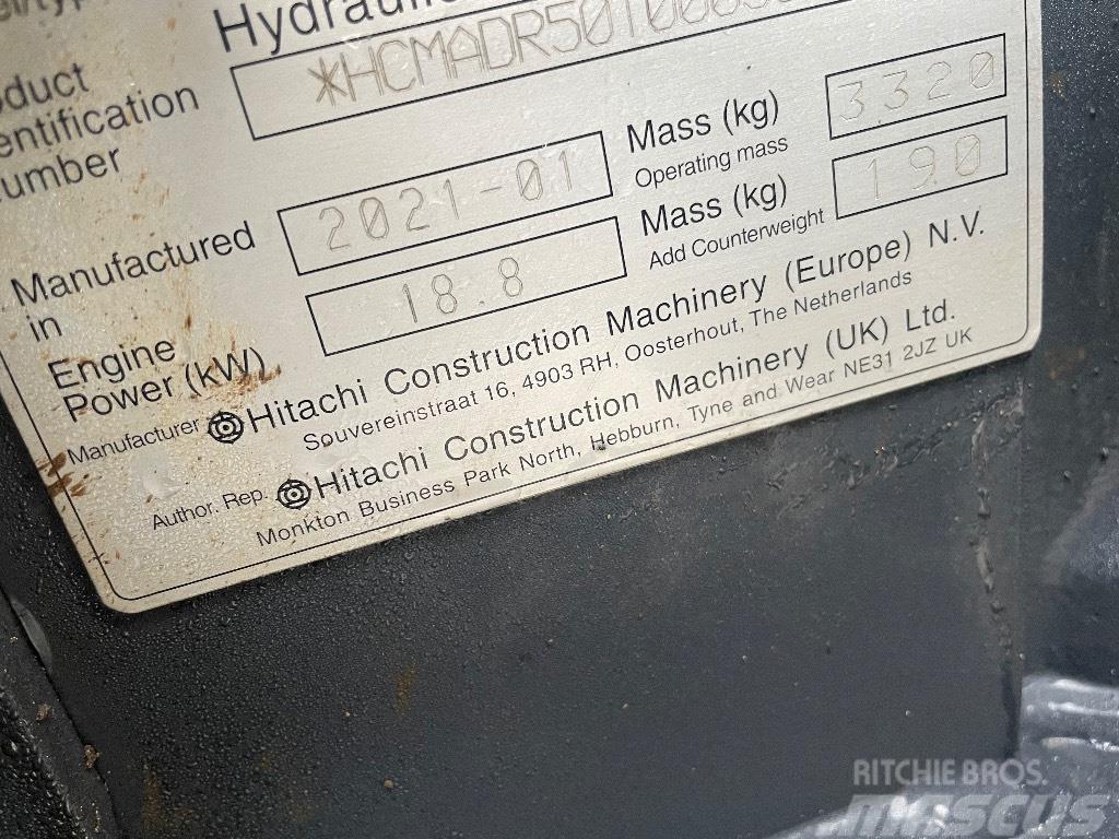 Hitachi ZX 33 U 小型挖土機/掘鑿機<7t(小型挖掘機)