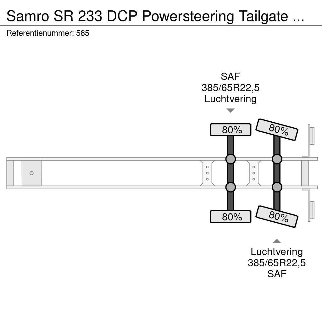 Samro SR 233 DCP Powersteering Tailgate NL Trailer! 箱體半拖車