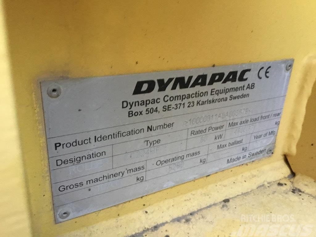 Dynapac CC 224 HF 雙輪滾壓機