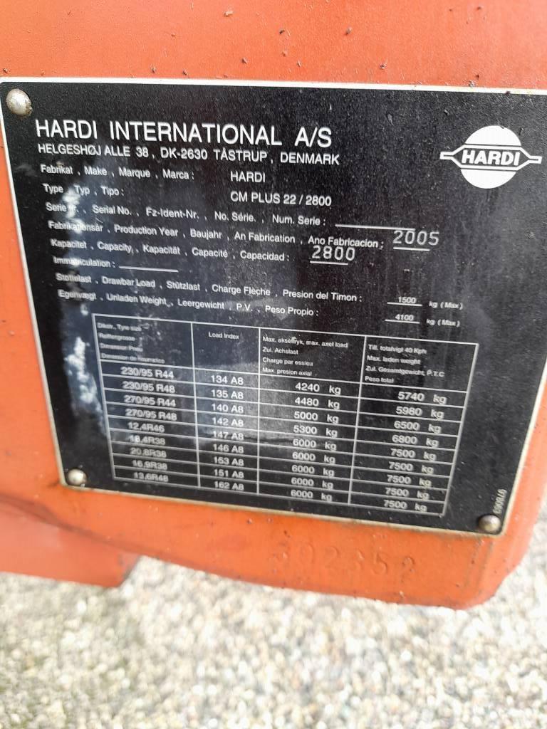Hardi CM PLUS 22/2800 牽引式噴霧機