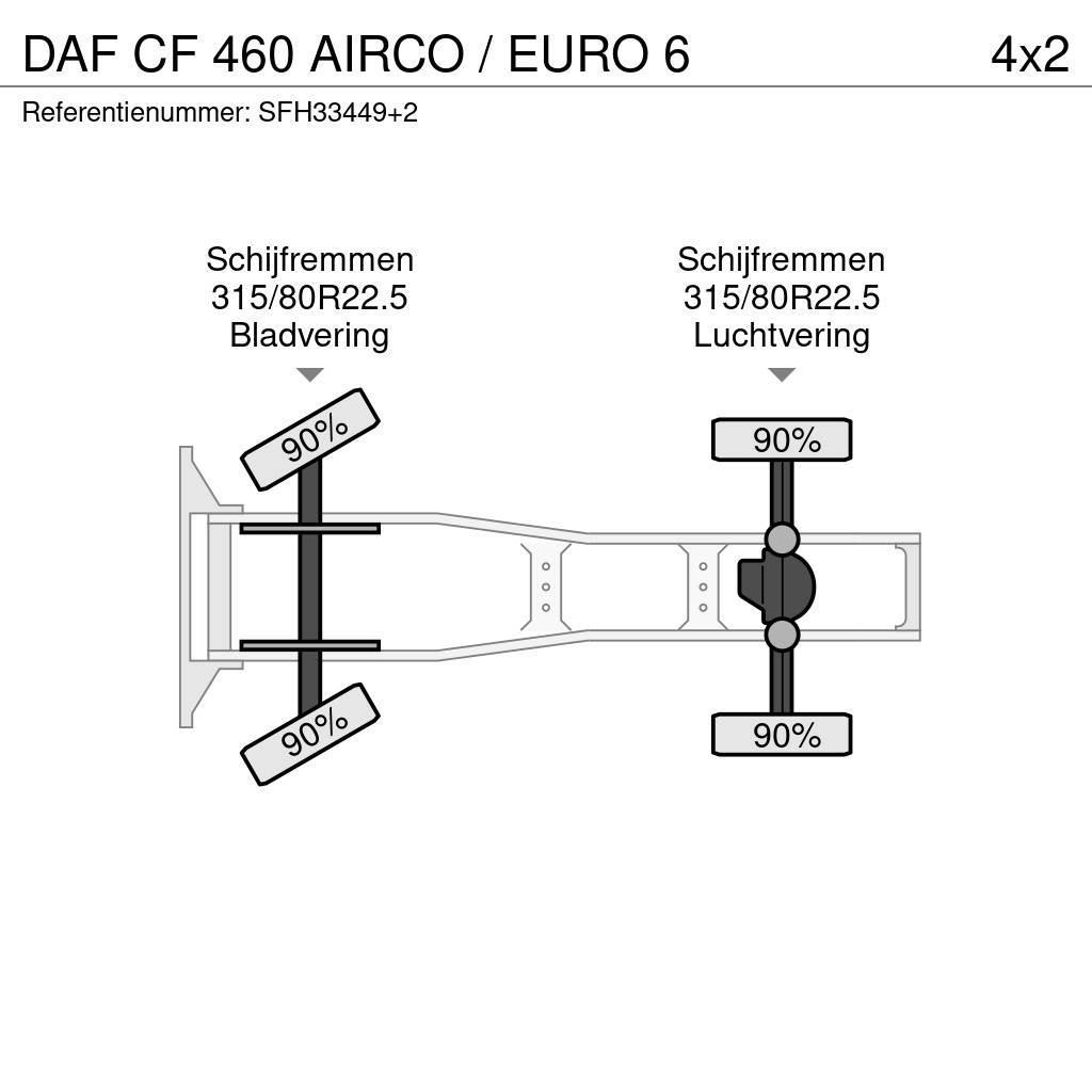 DAF CF 460 AIRCO / EURO 6 曳引機組件