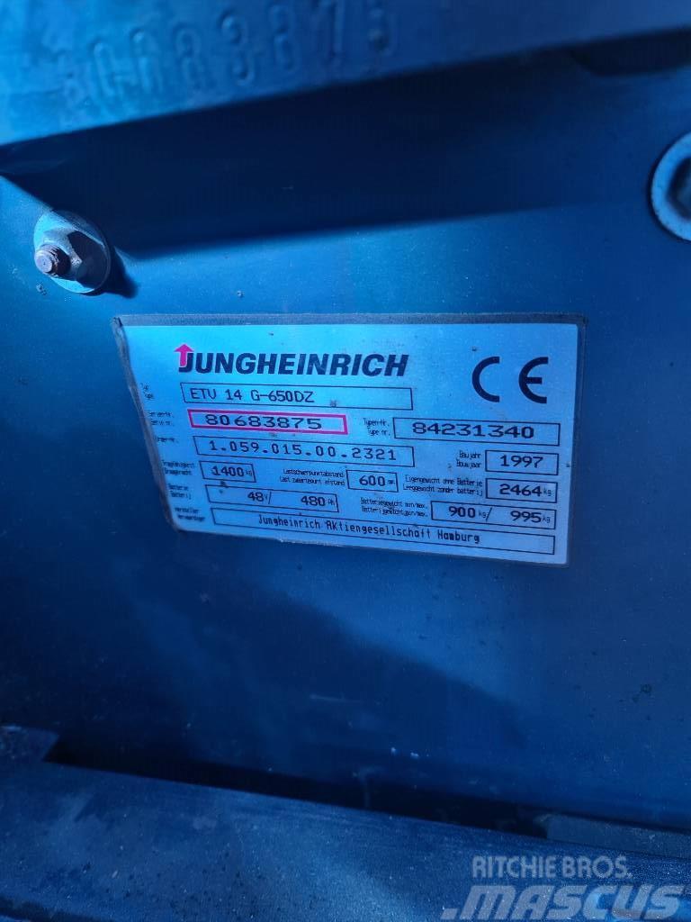 Jungheinrich ETV 14 前伸式堆高機(叉車)