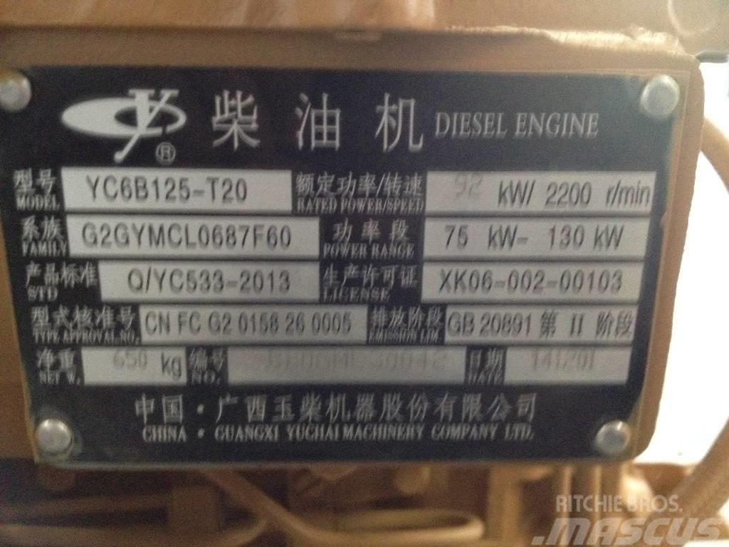 Yuchai YC6B125-T20 引擎/發動機
