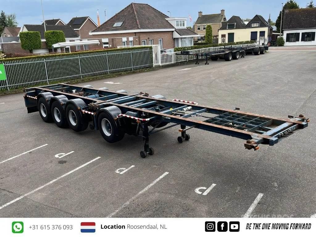 Contar BREAKER - BPW/DRUM - !!28.000+45.000kg!! - 2x LIFT 貨櫃框架半拖車