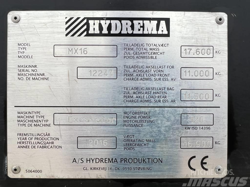 Hydrema MX 16 旋轉式挖土機/掘鑿機/挖掘機