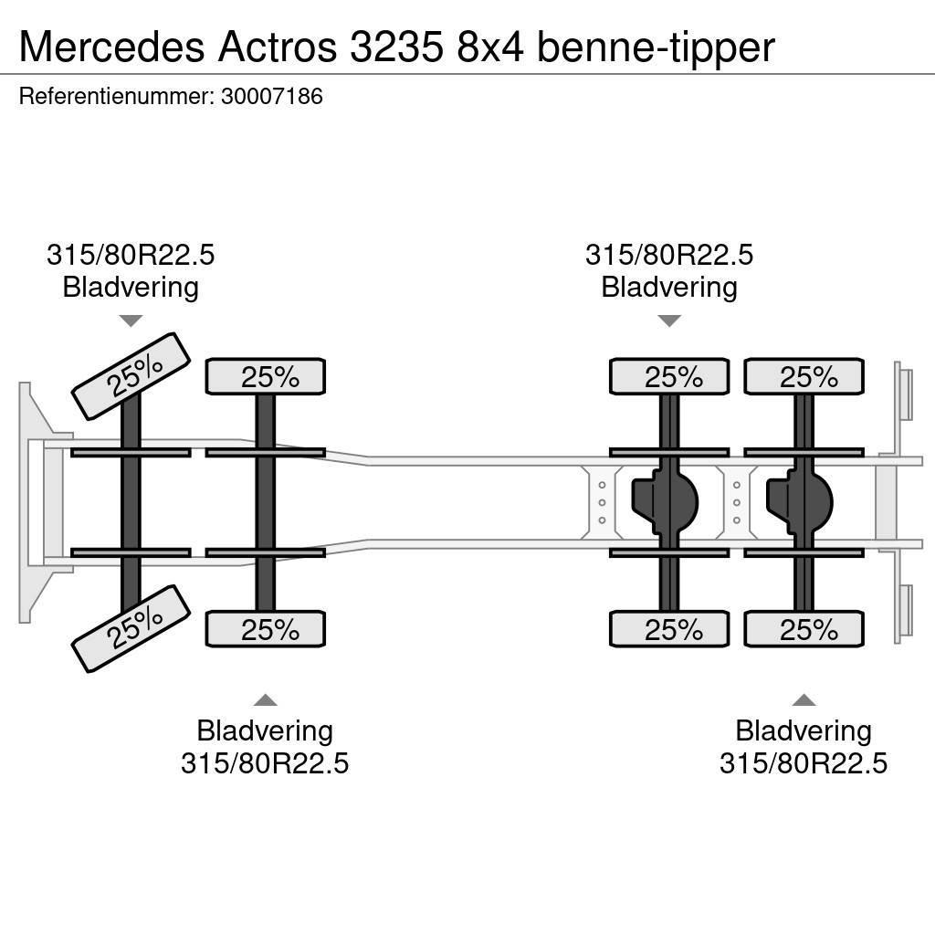 Mercedes-Benz Actros 3235 8x4 benne-tipper 傾卸式卡車