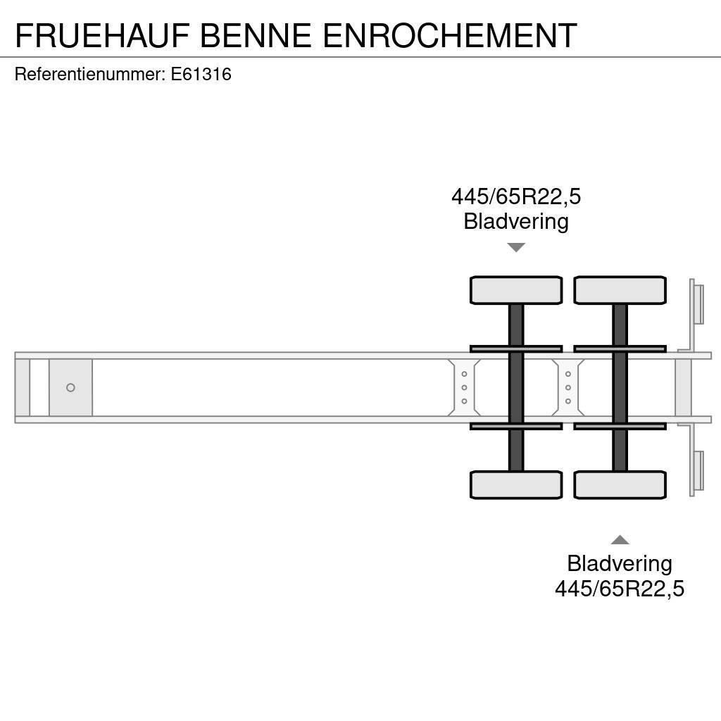 Fruehauf BENNE ENROCHEMENT 傾卸式半拖車