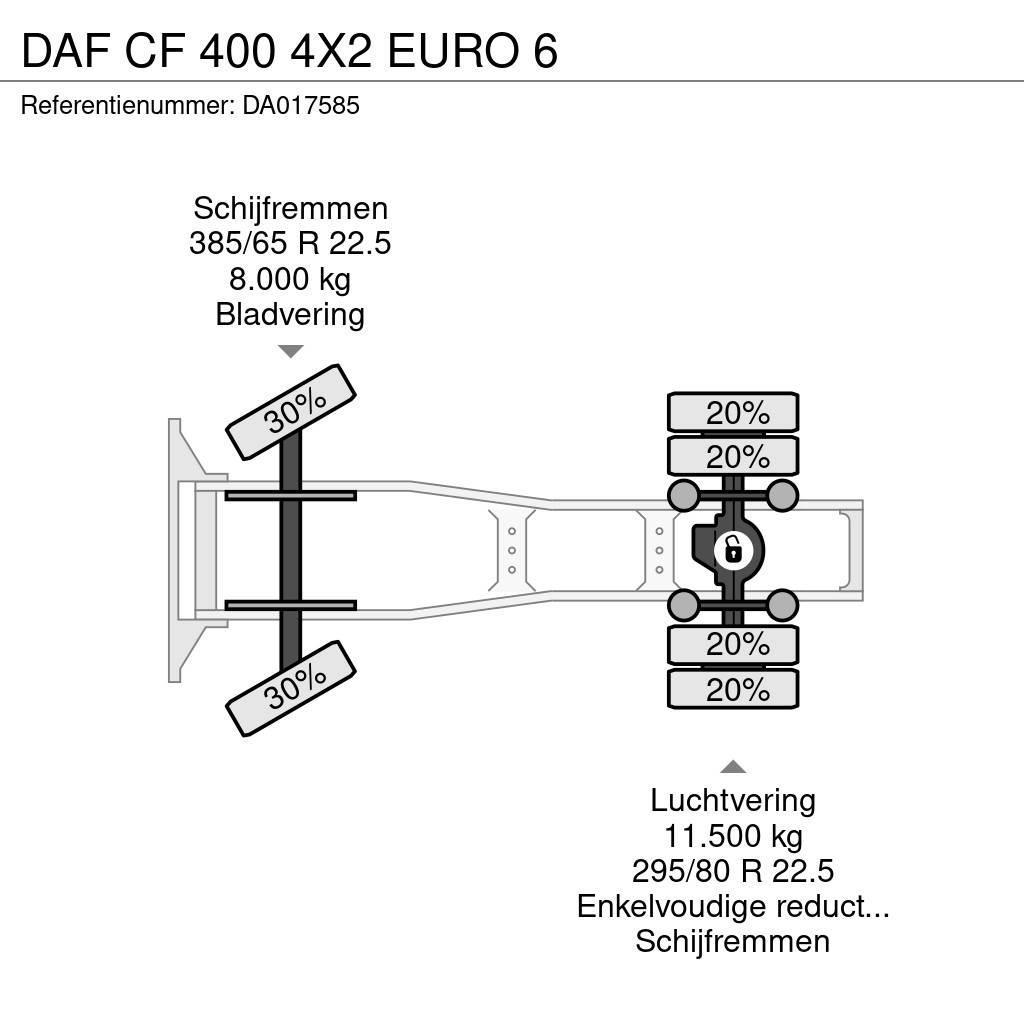 DAF CF 400 4X2 EURO 6 曳引機組件