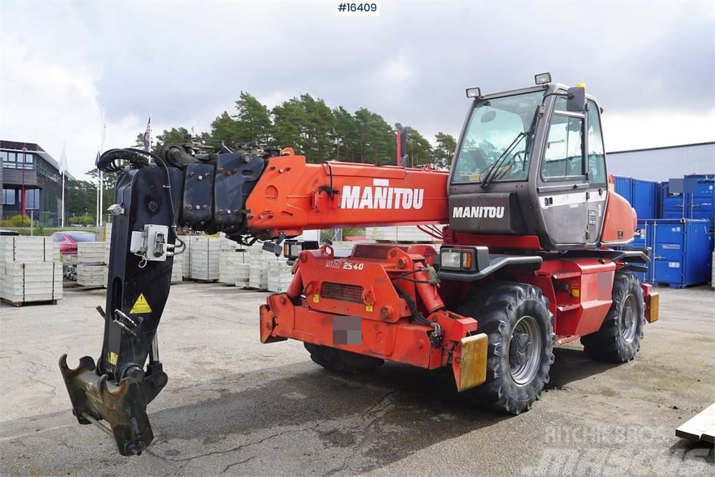 Manitou MRT 2540M with bucket and fork 伸縮臂操作車