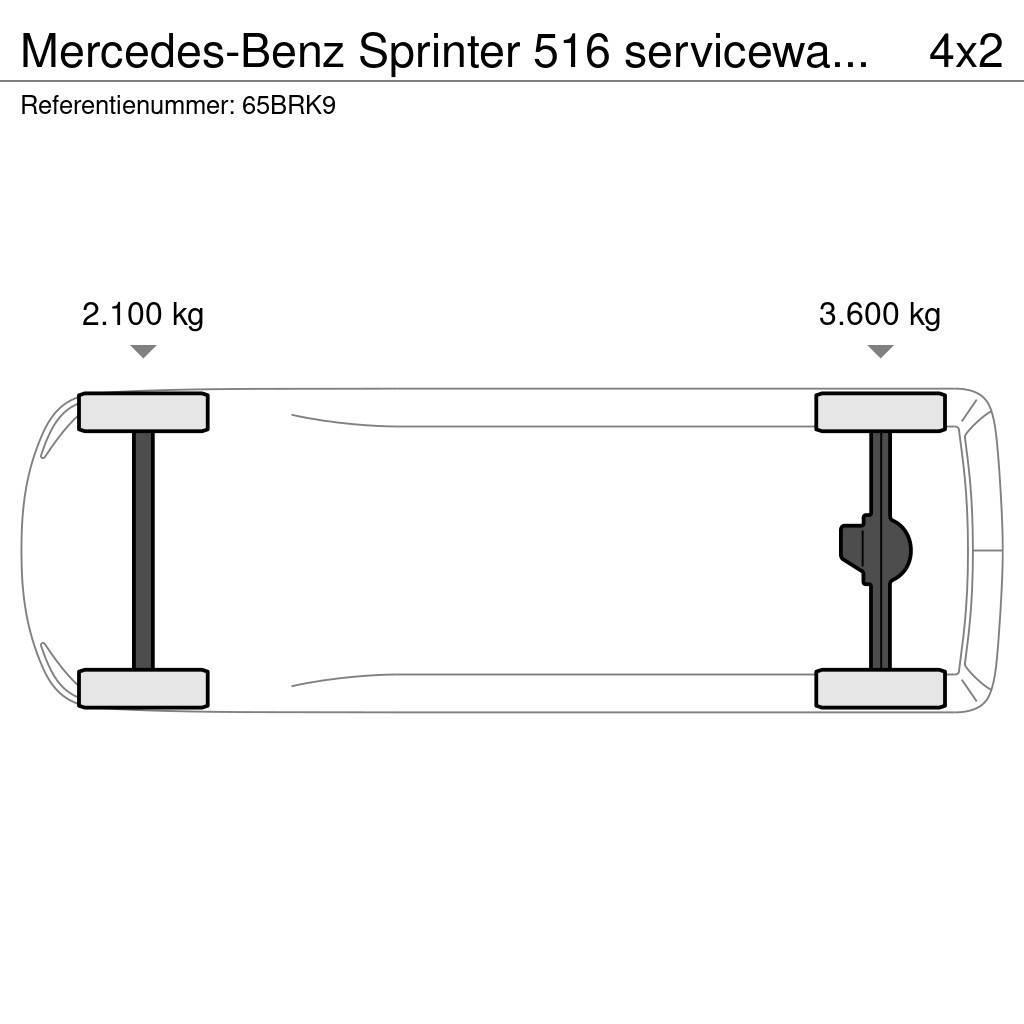 Mercedes-Benz Sprinter 516 servicewagen krachtstroom kraan 其他