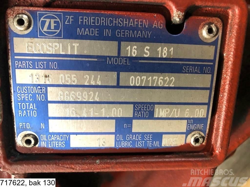 ZF ECOSPLIT 16 S 181, Manual 齒輪箱