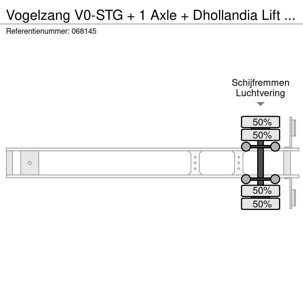 Vogelzang V0-STG + 1 Axle + Dhollandia Lift + Carrier Vector 控溫式半拖車
