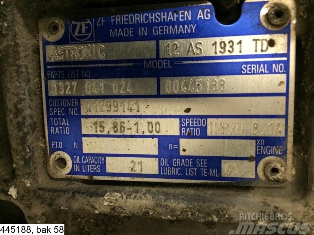ZF ASTRONIC, 12 AS 1931 TD, Automatic, Retarder 齒輪箱