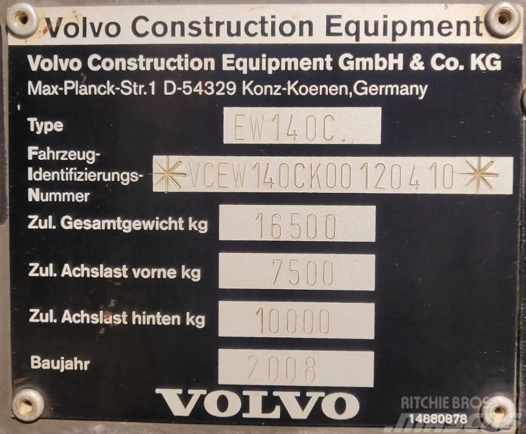 Volvo EW 140 C 旋轉式挖土機/掘鑿機/挖掘機