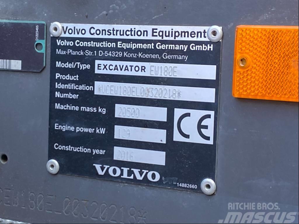 Volvo EW 180 E 旋轉式挖土機/掘鑿機/挖掘機