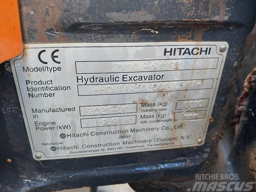 Hitachi ZX10U-6 小型挖土機/掘鑿機<7t(小型挖掘機)