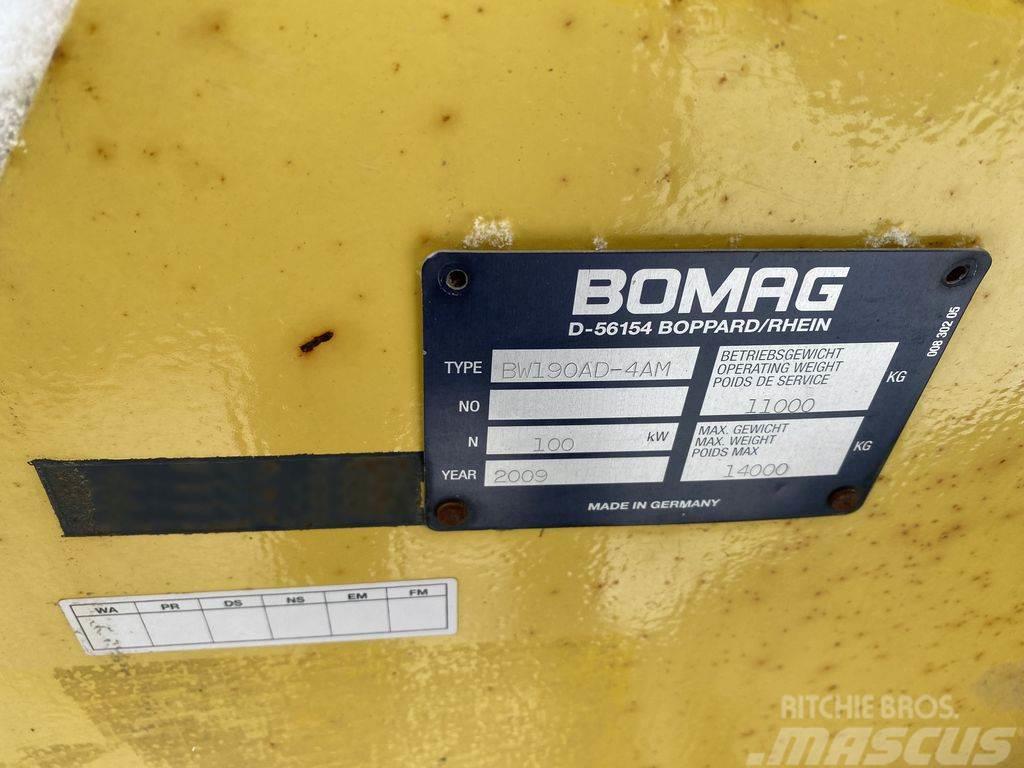 Bomag BW190AD-4AM Smooth Drum Roller 單輪滾壓機