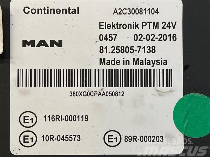 MAN MAN PTM ECU 81.25805-7138 電子設備