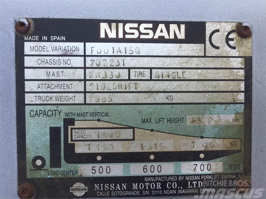 Nissan FD01A15Q 堆高機(叉車)-其他