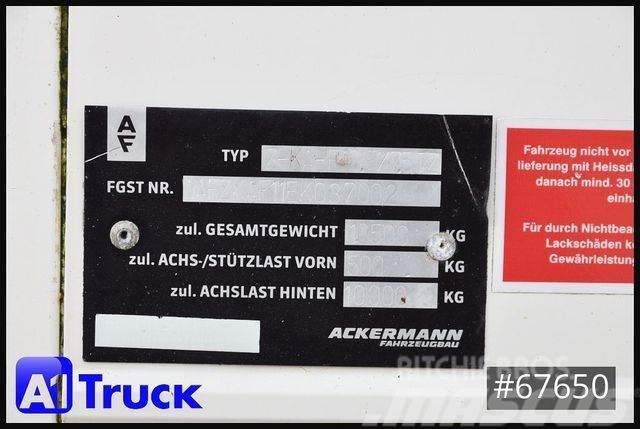 Ackermann 1 Achs Koffer+ Schiebeplane 3100mm innen 箱體拖車