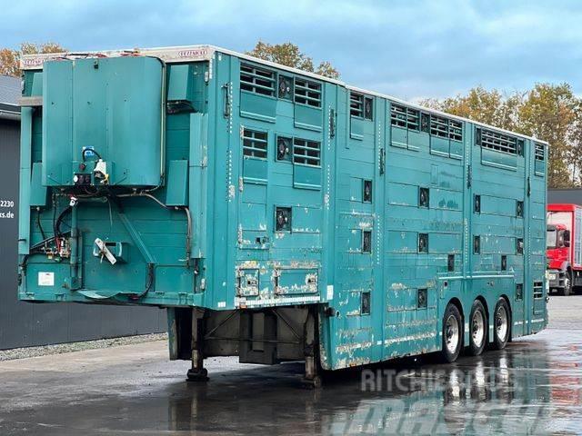 Pezzaioli 3.Stock Cattle-Cruiser Hals+Tiefbett Typ2 動物運輸半拖車