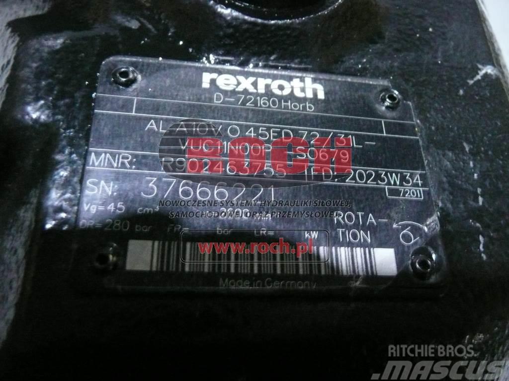 Rexroth AL A10VO45 LIEBHERR 10331353 油壓