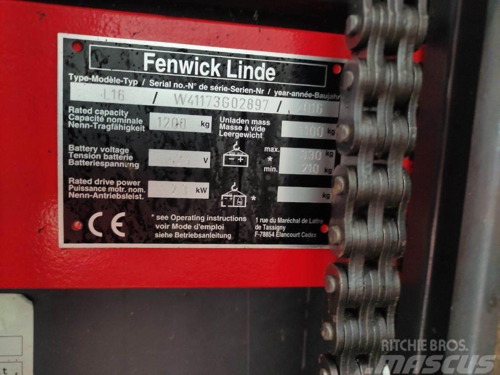Linde L16-1173 行走控制式堆積機