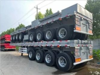 ZW Group 4 axle flatbed container semi trailer