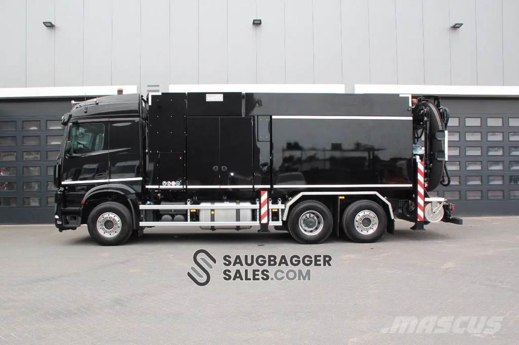 Mercedes-Benz Arocs 2551 MTS DINO 8 Suction Excavator 組合/真空油槽車