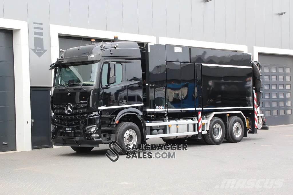 Mercedes-Benz Arocs 2551 MTS DINO 8 Suction Excavator 組合/真空油槽車