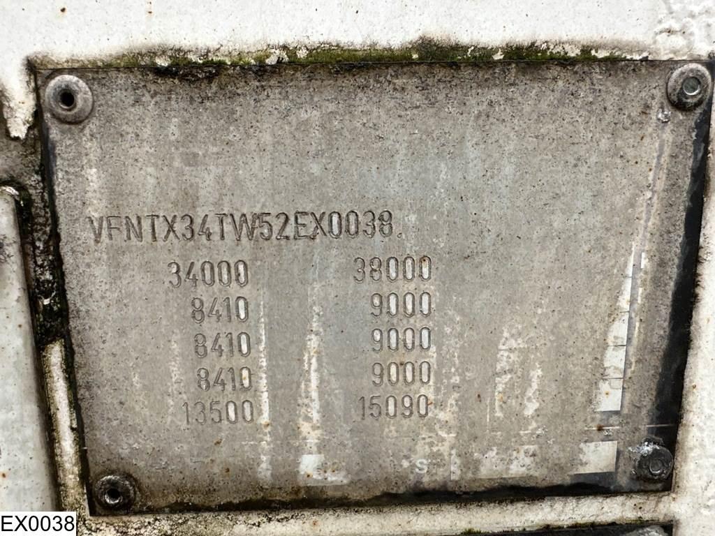 Trailor Fuel 40196 Liter, 9 Compartimenten 罐體半拖車