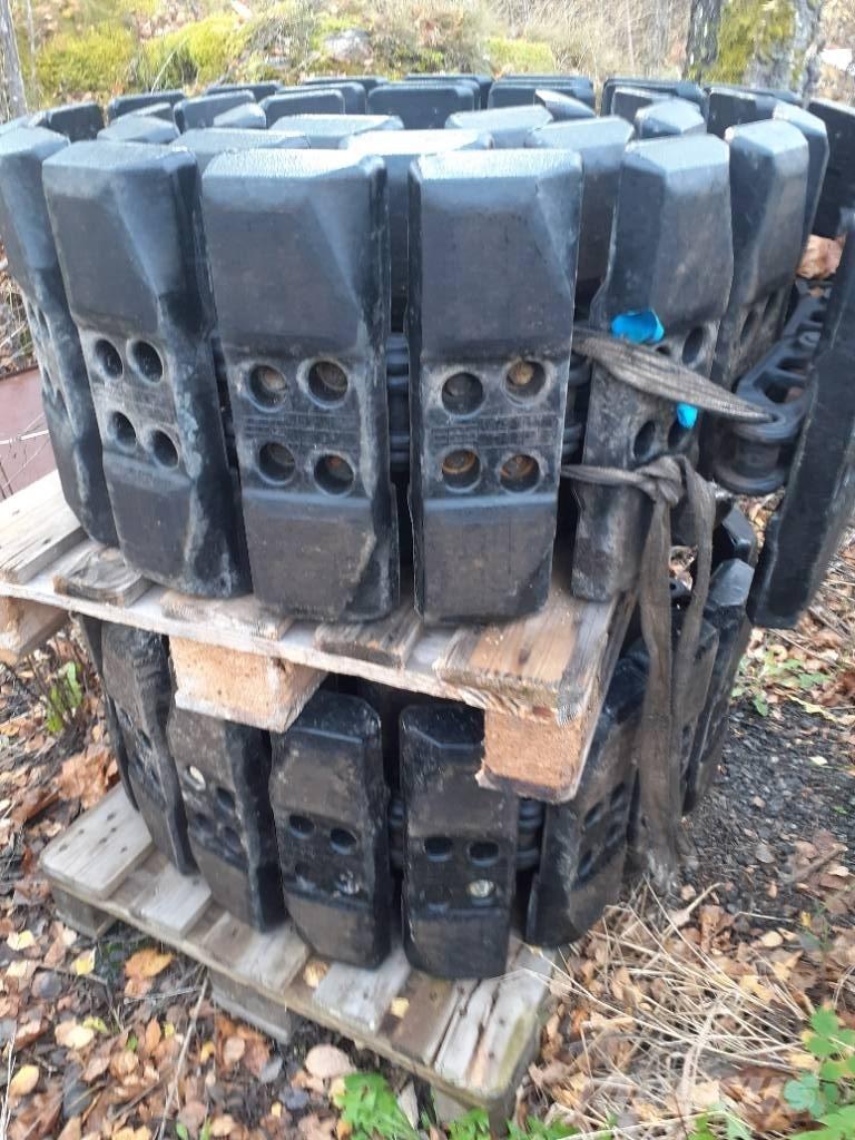 Hitachi och Kobelco m.fl Gummilarv och pads 其他組件