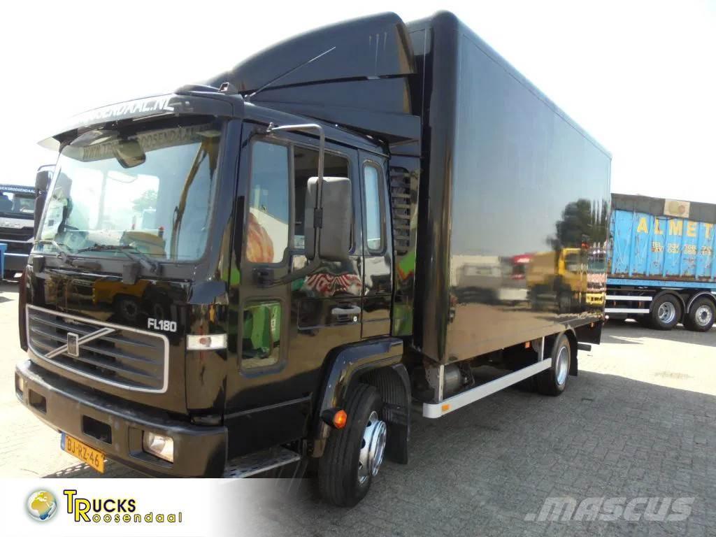 Volvo FL 8.180 + Manual + Dhollandia Lift 貨箱式卡車