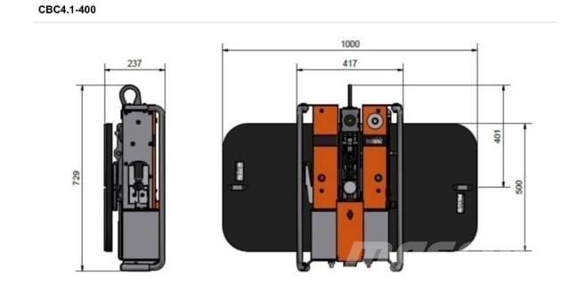 Viavac CBC4-400 imukuppinostin 裝載起重機