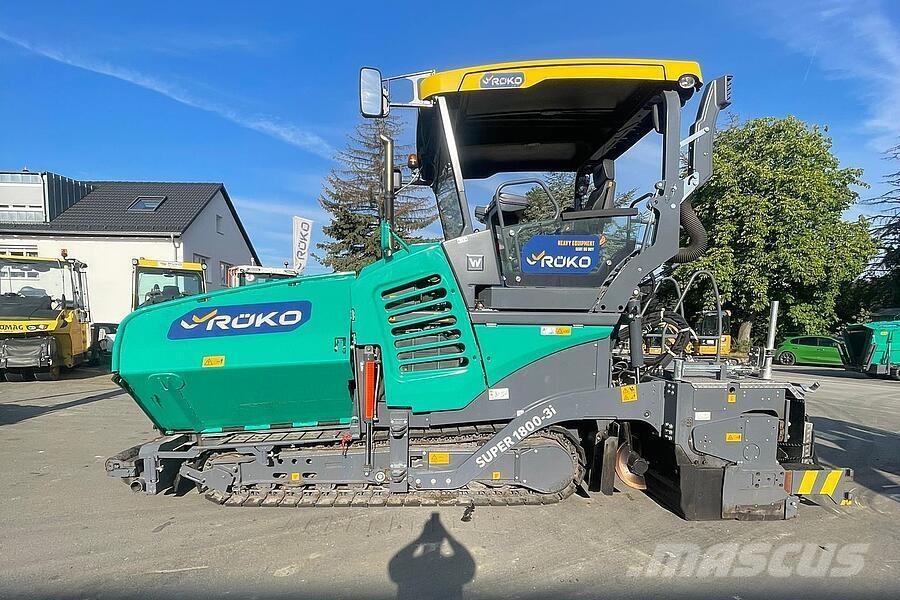 Vögele Super 1800-3i AB 600-3 TV 瀝青攤舖機/鋪路機